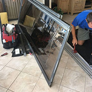 sliding glass door frame repair North Auburn